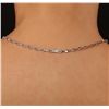 Image 3 : 14KT White Gold 0.95ctw Diamond Necklace