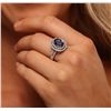 Image 2 : 14KT Two-Tone Gold 2.63ct Tanzanite and Diamond Ring