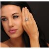 Image 1 : 18KT White Gold 2.52ct Aquamarine and Diamond Ring