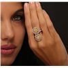 Image 2 : 18KT Two-Tone Gold 1.37ctw Diamond Ring