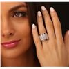 Image 1 : 18KT White Gold 3.50ctw Diamond Ring