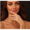 Image 2 : 18KT White Gold 3.50ctw Diamond Ring