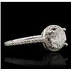 Image 5 : 14KT White Gold 1.22ctw Diamond Ring
