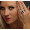 Image 3 : 14KT White Gold 5.15ct Tanzanite and Diamond Ring