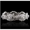 Image 5 : 18KT White Gold 4.00ctw Diamond Bracelet
