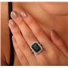 Image 3 : 14KT Yellow Gold 7.59ct Emerald and Diamond Ring