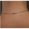 Image 3 : 18KT White Gold 4.80ct Tanzanite and Diamond Pendant With Chain