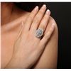 Image 1 : 18KT White Gold 5.30ctw Diamond Ring