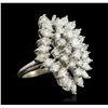 Image 5 : 18KT White Gold 5.30ctw Diamond Ring