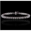 Image 4 : 14KT White Gold 4.47ctw Diamond Bracelet