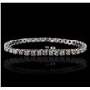 Image 5 : 14KT White Gold 4.47ctw Diamond Bracelet