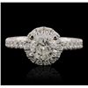 Image 4 : 14KT White Gold 1.59ctw Diamond Ring