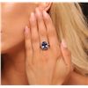 Image 1 : 14KT White Gold 5.08ct Tanzanite and Diamond Ring