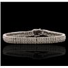 Image 4 : 18KT White Gold 6.76ctw Diamond Bracelet