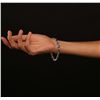 Image 3 : 14KT White Gold 13.28ctw Tanzanite and Diamond Bracelet