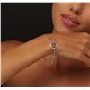 Image 1 : 18KT White Gold 1.25ctw Citrine and Diamond Bracelet