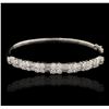 Image 4 : 18KT White Gold 2.59ctw Diamond Bracelet