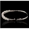 Image 6 : 18KT White Gold 2.59ctw Diamond Bracelet