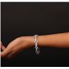 Image 3 : 14KT White Gold 3.79ctw Diamond Bracelet