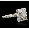 Image 4 : 14KT White Gold 2.43ctw Diamond Ring