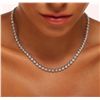 Image 2 : 18KT White Gold 11.75ctw Diamond Necklace