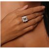 Image 2 : 14KT White Gold 3.19ctw Diamond Ring