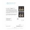 Image 6 : 14KT Rose Gold 5.54ctw Emerald and Diamond Earrings