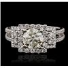 Image 4 : 18KT White Gold 2.19ctw Diamond Ring