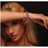 Image 4 : 14KT Rose Gold 24.17ctw Tanzanite and Diamond Bracelet