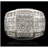 Image 4 : 18KT White Gold 4.65ctw Diamond Ring