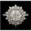 Image 4 : 14KT White Gold 1.83ct Diamond Ring
