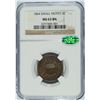 Image 1 : 1864 SMALL MOTTO TWO CENT PIECE NGC MS63  BN CAC