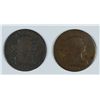 Image 1 : LOT OF (2) HALF CENTS 1805, 1806