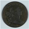 Image 1 : 1807 DRAPED BUST LARGE CENT VF 30 WITH SOME CORROSION