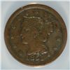 Image 2 : 1851 LARGE CENT ANACS VF-20 DETAILS