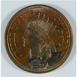 1891 INDIAN HEAD CENT MS-64 (NICE TONING)