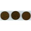 Image 2 : (3) LINCOLN CENTS (12-D, 15-S, 23-S)
