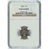 Image 1 : 1888 PROOF THREE CENT NICKEL NGC PF-66 CAMEO