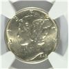 Image 2 : 1945-D MERCURY DIME NGC MS-64 FB