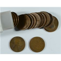 ROLL OF 1911-D LINCOLN CENTS GOOD