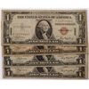 Image 1 : ( 4 ) 1935 "HAWAII" SILVER CERTIFICATES, NICE CIRCULATED CONDITION
