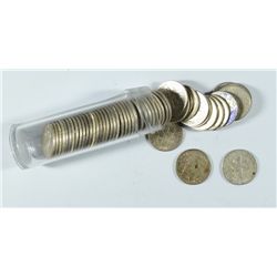 ROLL OF SILVER ROOSEVELT DIMES
