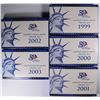 Image 1 : 1999  THRU 2003 U.S. CLAD PROOF SETS IN NICE ORIGINAL PACKAGING