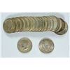 Image 1 : ROLL OF 1964 & 1964-D SILVER KENNEDY HALF DOLLARS