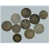 Image 1 : LOT OF 10 -- (7) SEATED DIMES & (3) HALF DIMES