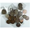 Image 1 : LOT OF 36 LARGE CENTS MOSTLY LOWER GRADE OR DAMAGED