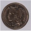 Image 2 : 1875 3 CENT NICKEL NNC MS-63 BETTER DATE