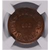 Image 2 : 1861 CIVIL WAR TOKEN CONSTITUTION FOR EVER NGC MS-64 RB