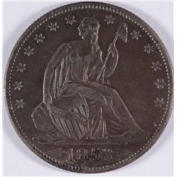 1853 O SEATED LIBERTY HALF DOLLAR XF