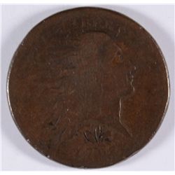 1793 WREATH LARGE CENT GOOD DETAILS PLUGGED, 1793 STAMPED ON REVERSE